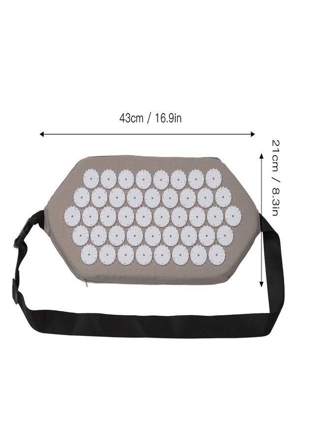 ZJchao Acupressure Set, Acupressure Massage Belts Wrap Acupuncture Massage Belt Stress Reduce Pain Reduce Waist Acupuncture Mat for Home Outdoor Adults Women Man Back Pain Strap - Image 5